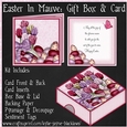 Easter In Mauve - Gift Box and Card