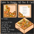 Easter In Orange - Gift Box and Card
