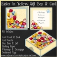 Easter In Yellow - Gift Box and Card