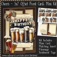 Cheers - 5x7 Offset Front Card Mini Kit