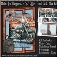 Motorcycle Happiness - 5x7 Offset Front Card Mini Kit