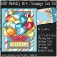 Birthday Boy - Decoupage Card Kit