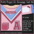 Pretty Preppy 02 - Decoupage Card Kit