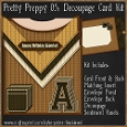 Pretty Preppy 05 - Decoupage Card Kit