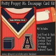 Pretty Preppy 06 - Decoupage Card Kit