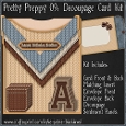 Pretty Preppy 09 - Decoupage Card Kit