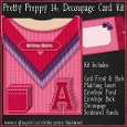 Pretty Preppy 14 - Decoupage Card Kit