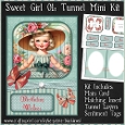 Sweet Girl 01 - Tunnel Card Mini Kit