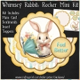 Whimsey Rabbit - Scalloped Rocker Card - Mini Kit