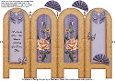 Heritage Rose - Friends - Folded Screen Card