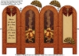 October Flame - Mothers - Folded Screen Card