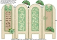 Shabby Chic - Beautiful - Folded Screen Card