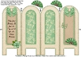 Shabby Chic - Birthday - Folded Screen Card