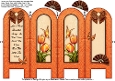 Touch Of Spring - Beautiful - Folded Screen Card
