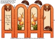 Touch Of Spring - Friends - Folded Screen Card