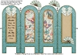 Whimsical Butterfly - Beautiful - Folded Screen Card