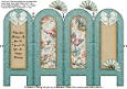 Whimsical Butterfly - Birthday - Folded Screen Card