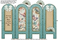 Whimsical Butterfly - Friends - Folded Screen Card
