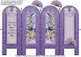 Wynter Lilies - Friends - Folded Screen Card