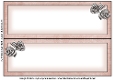 Black And Blush - Large DL Insert