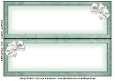 Mint And Peach - Large DL Insert