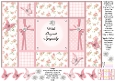 Fresh Pink Flowers - With Deepest Sympathy - Tri Shutter Card