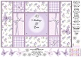 Fresh Purple Flowers - Thinking Of You - Tri Shutter Card