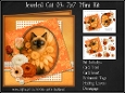 Jeweled Cat 03 - Siamese Kitten - Decoupage Mini Kit