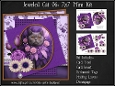 Jeweled Cat 06 - British Blue Kitten - Decoupage Mini Kit