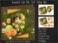 Jeweled Cat 08 - Calico Kitten - Decoupage Mini Kit