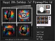 Happy 10th Birthday - 7x7 Squared Mini Kit