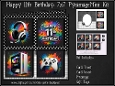 Happy 11th Birthday - 7x7 Squared Mini Kit