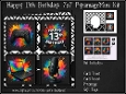 Happy 13th Birthday - 7x7 Squared Mini Kit