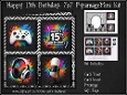 Happy 15th Birthday - 7x7 Squared Mini Kit