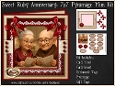 Sweet Ruby Anniversary - 7x7 Pyramage Mini Kit