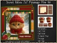 Snowy Kitten - 7x7 Pyramage Mini Kit