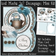 Iced Mocha - Double Rounded Edge Card Mini Kit