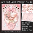 Sweet Baby Girl 01 - 5x7 Pyramage Mini Kit