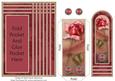 Pink Vintage Rose - Bookmark Pocket Card