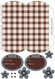 Country Charm Red and Cream - Pillow Box