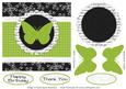 Sweet Butterfly and Polka 7 - Quick Card Front