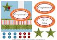 Polka and Stripes 1 - Congratulations - Quick Card Front
