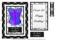 Corset 2 - Happy Birthday - Rectangle Spinner Card