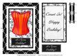 Corset 3 - Happy Birthday - Rectangle Spinner Card