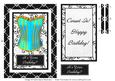 Corset 4 - Happy Birthday - Rectangle Spinner Card