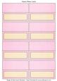 Pastel and Chocloate Polka 4a - Name Place Cards