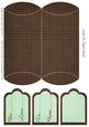 Pastel and Chocolate Polka 1b - Pillow Box
