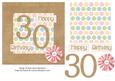 Female Polka - 30th Birthday Card