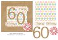 Female Polka - 60th Birthday Card