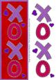 Large Dl Xoxo 2 - 3D Decoupage Card